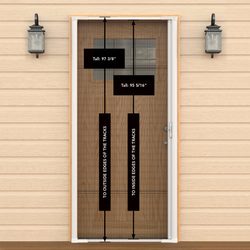 LARSON Brisa Aluminum Single Sliding Screen Doors & Reviews Wayfair